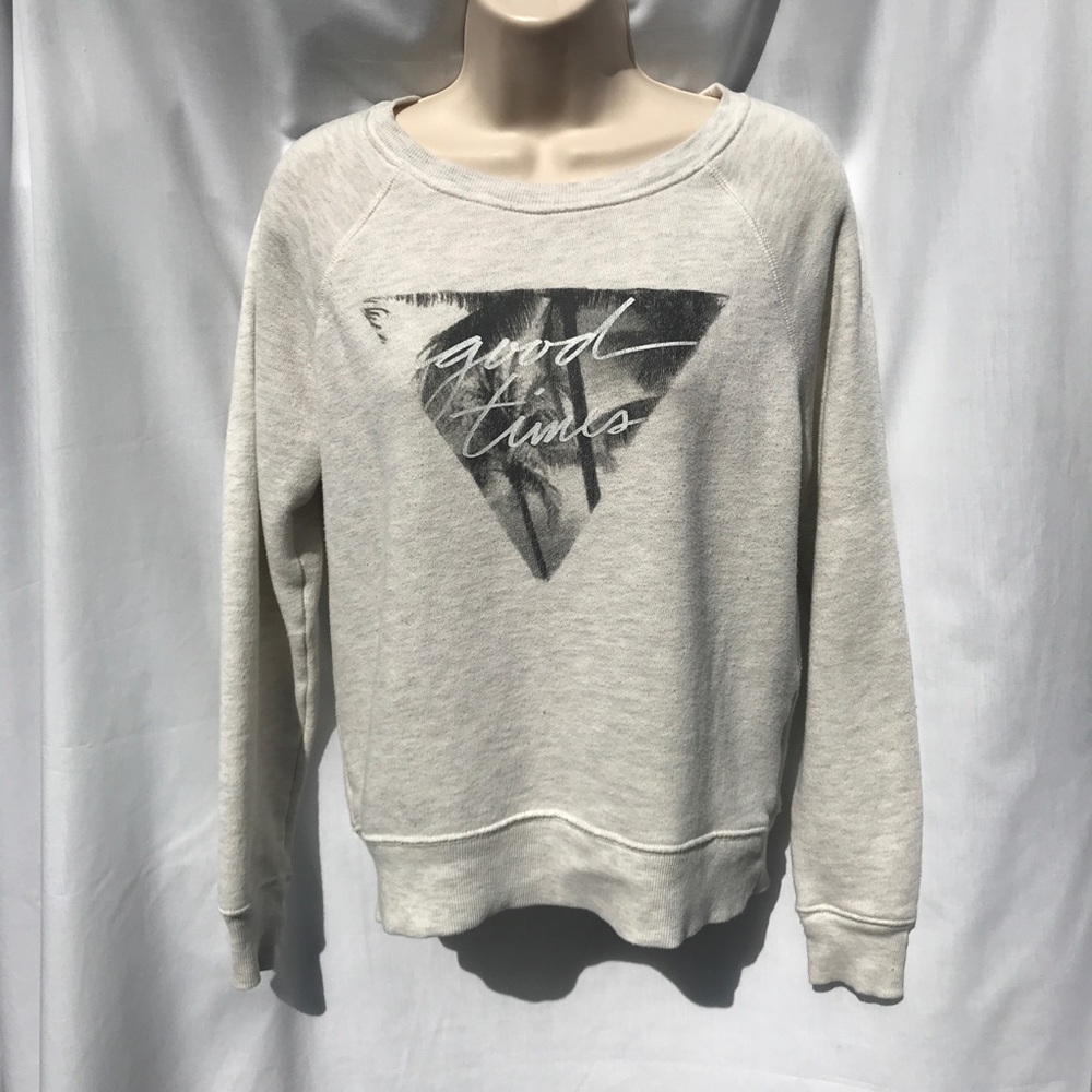 American Eagle “Good Times” Palm Tree Sweatshirt